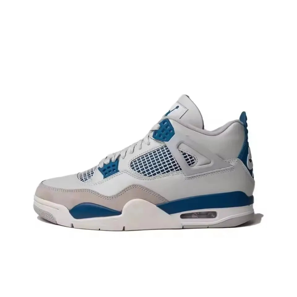 Air Jordan 4 "Neutral Grey" "Red Cement" Comfortable Retro Basketball Shoes Men's White And Black And Red DH6927-161