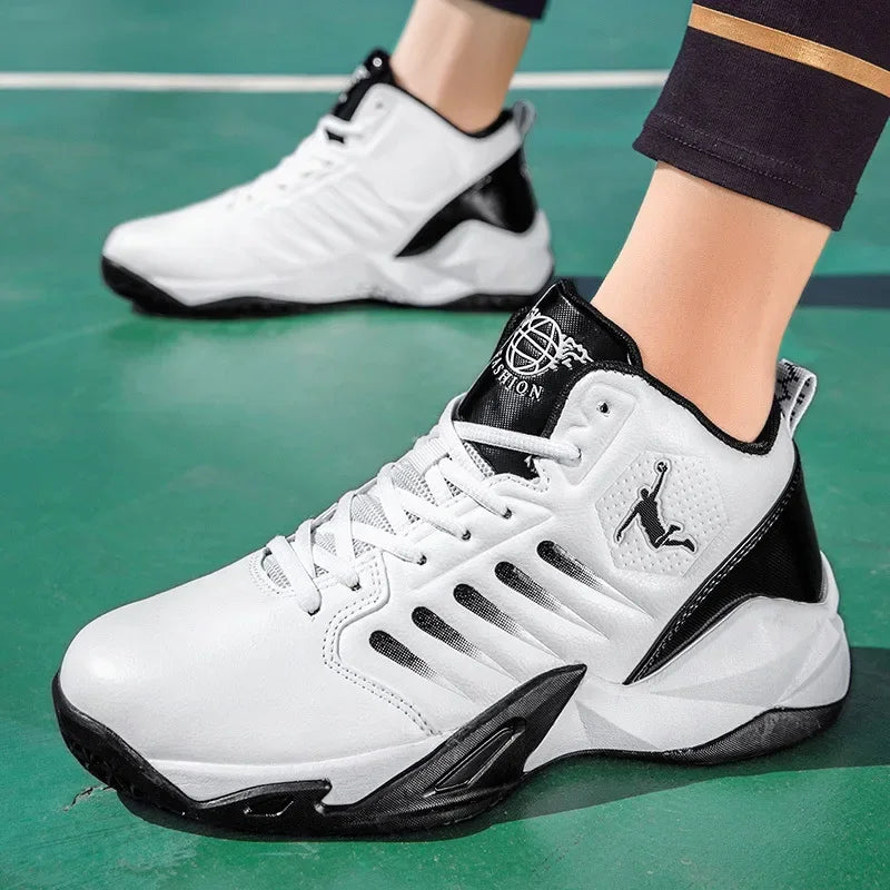 Youth Boy White Men Sneakers High Quality Shoes  Luxury Cushioning Non-slip Training Basketball Footwear Zapatillas Hombre