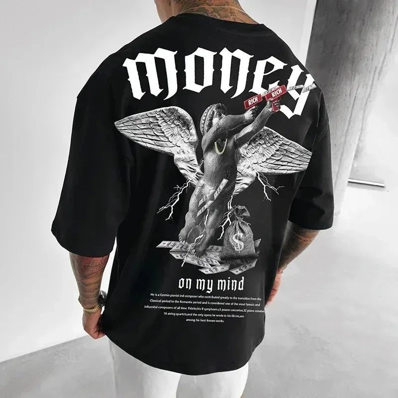 Men , Money Angel T-shirt