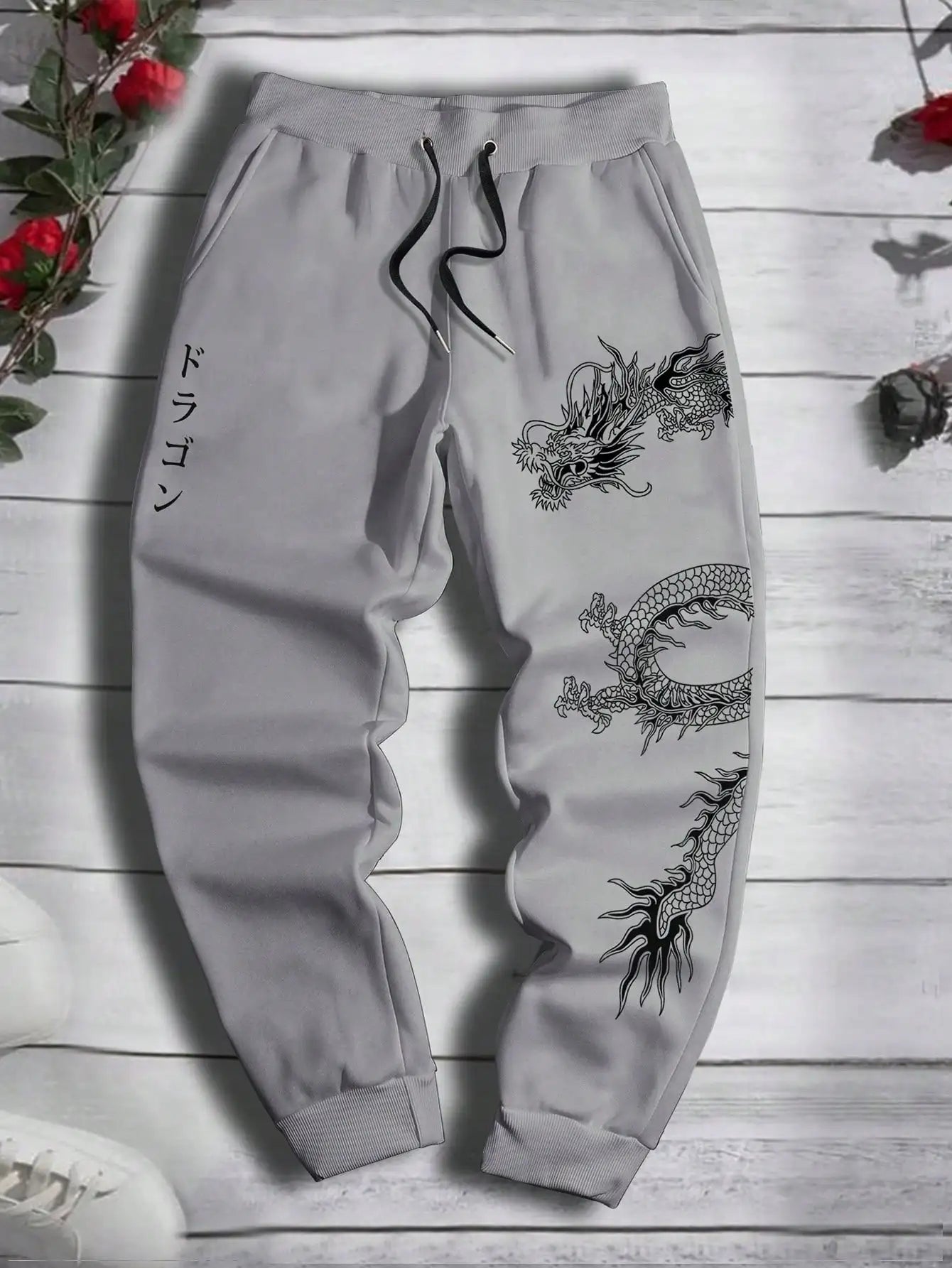 New sports pants for men 2024 trendy versatile men's pants loose trousers spring and autumn casual retro pants sweatpants S-3XL