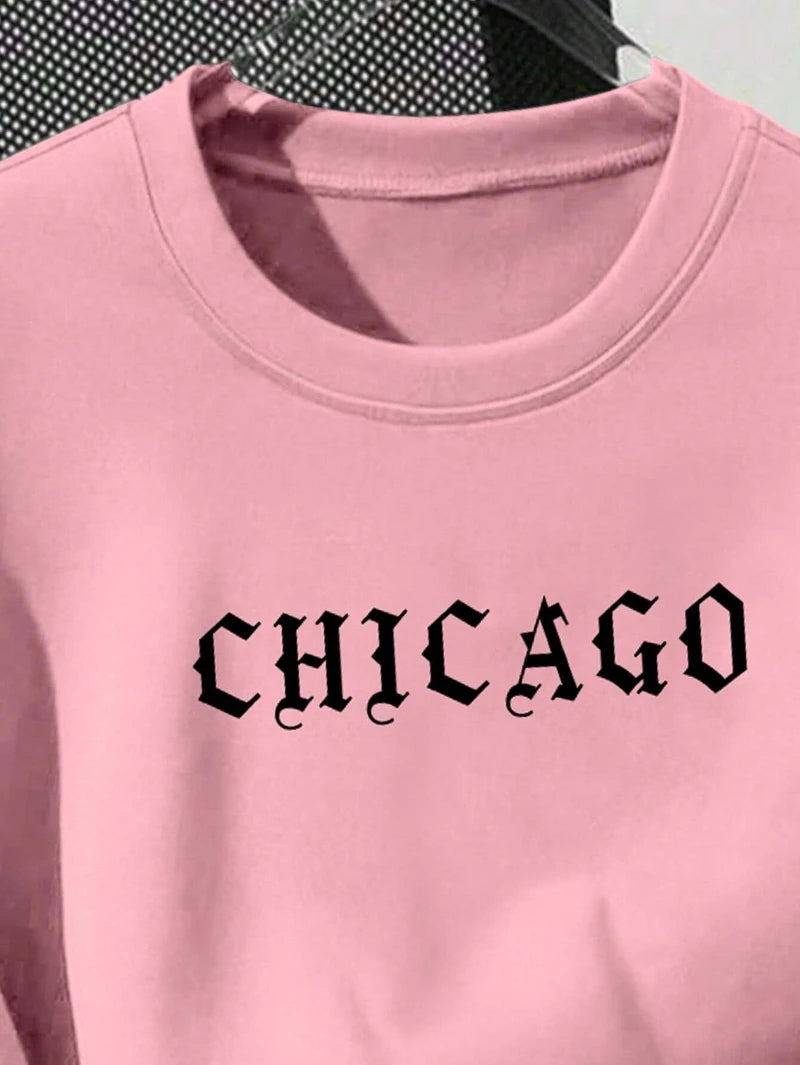 Chicago Short sleeve t-shirt Black-White